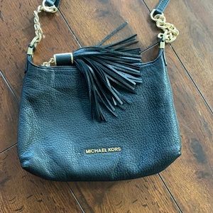 Michael Kors black over the shoulder purse